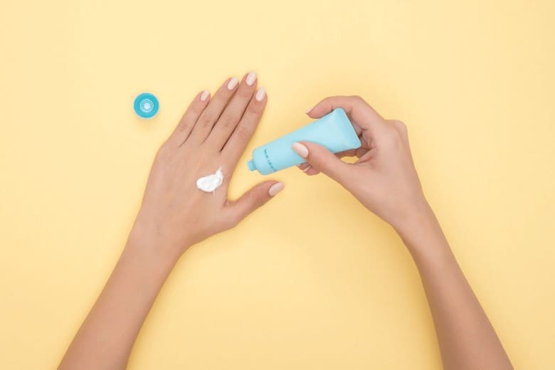 Applying Sunscreen