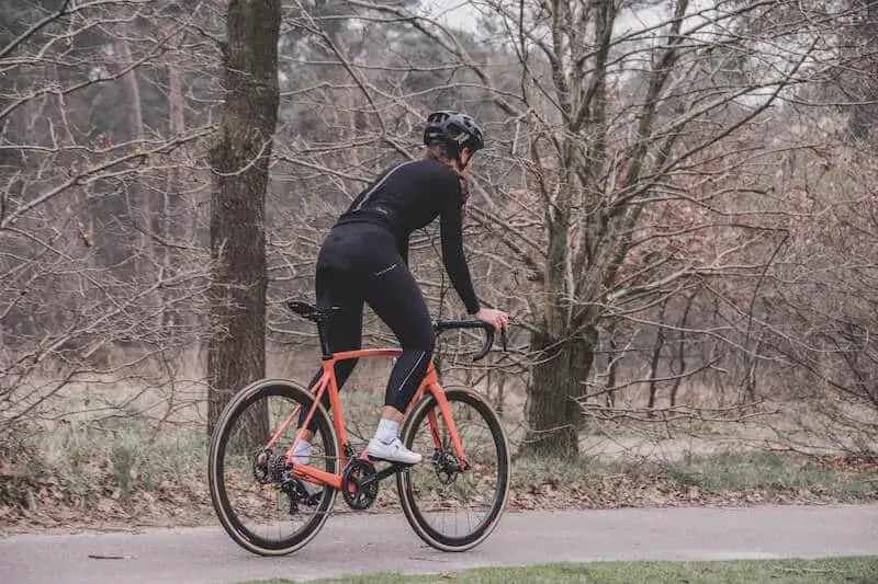 Female Cyclist Outdoors