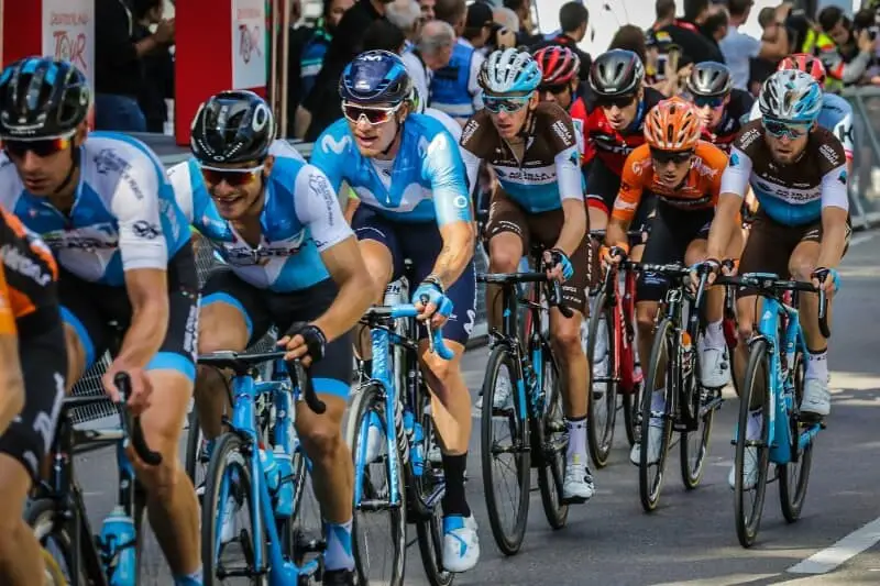 Road Cycling Race Riding Group