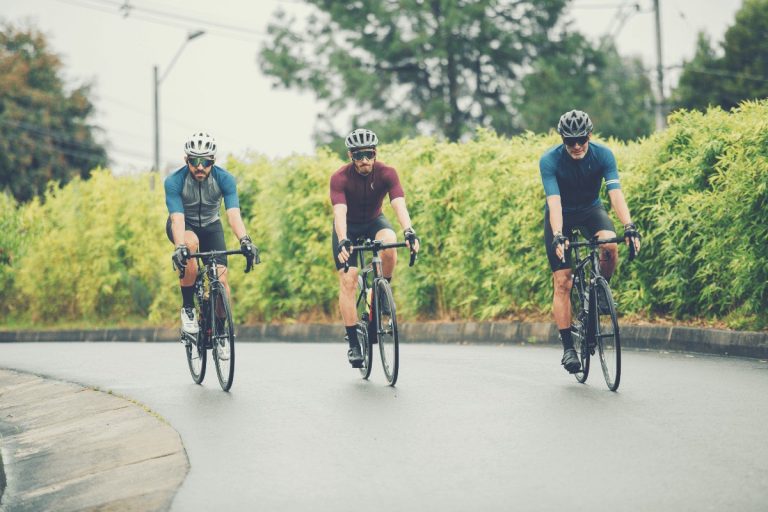 Three Road Cyclists
