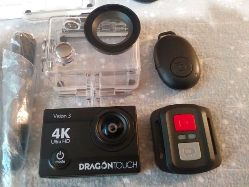 Dragon Touch 4K Action Camera accessories