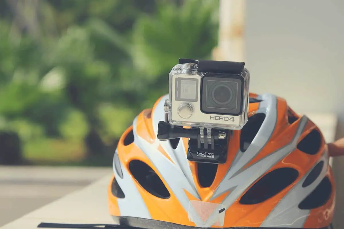 GoPro Attached To Helmet