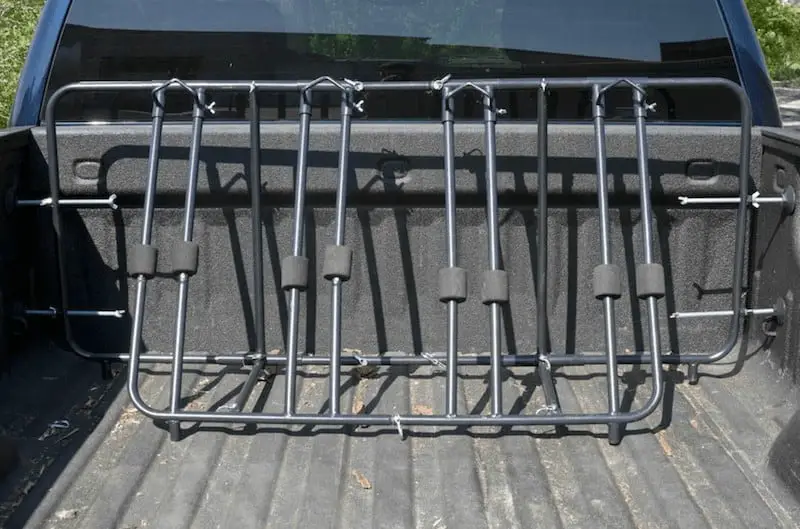 Empty Truck Bed Bike Rack
