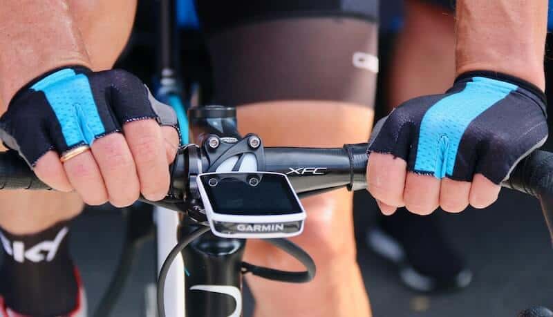 Garmin Power Meter With Cyclists Hands On Handlebar