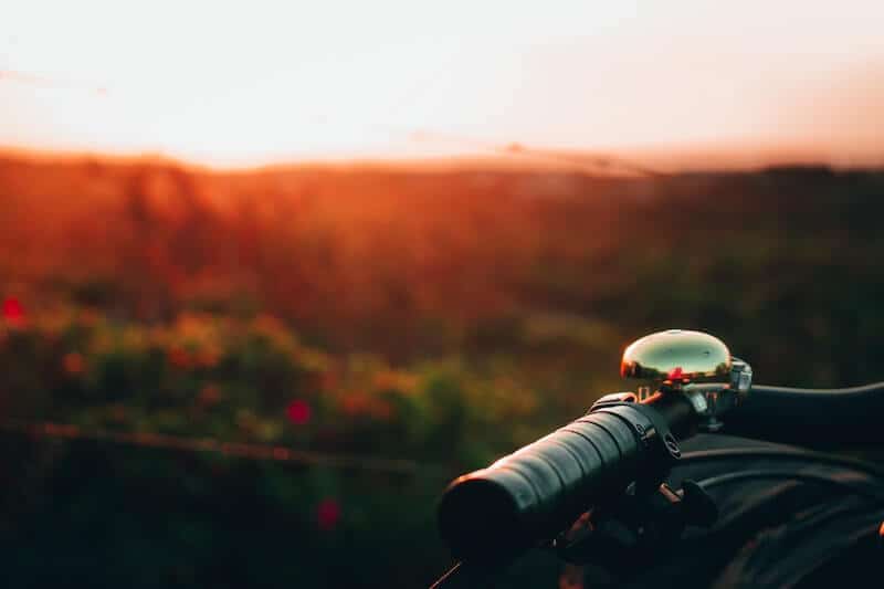 Sunset Picture With Bike Bell