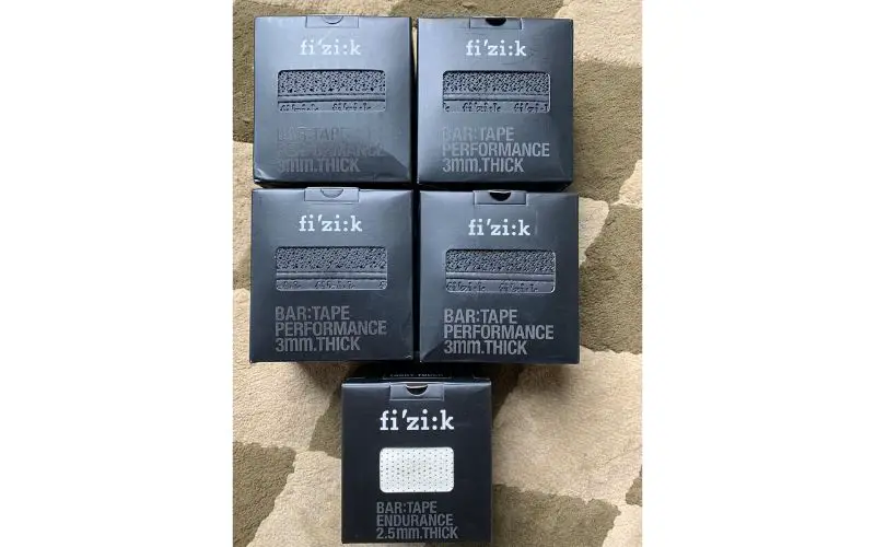 5 boxes of Fizik Performance Bar Tape