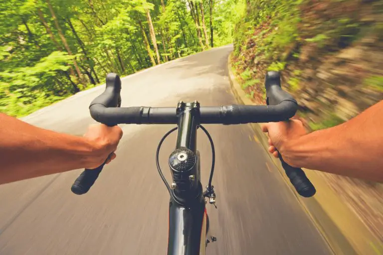 Handlebar View Cycling In Nature