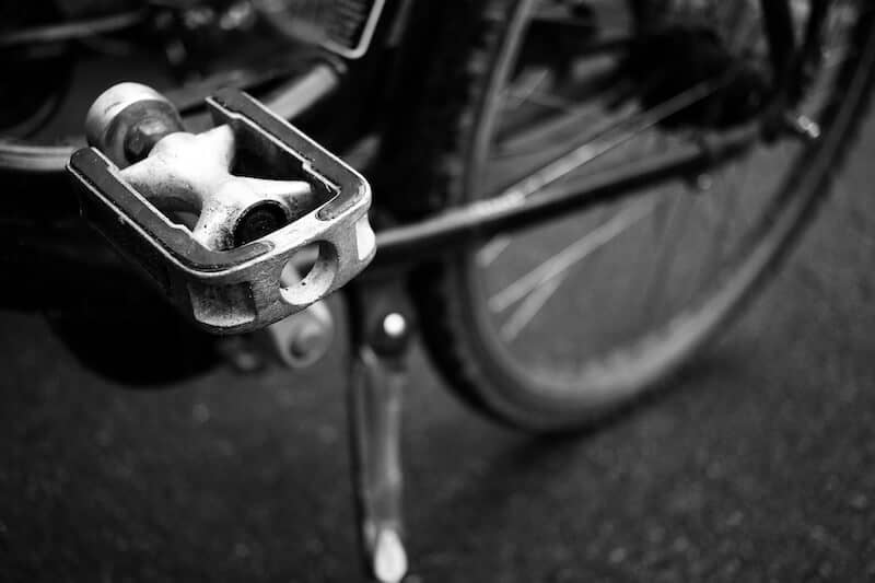 Black and White Bike Pedal