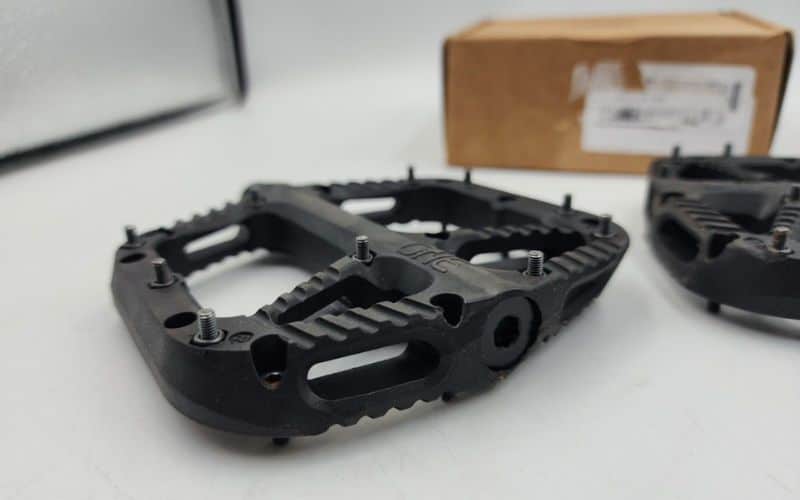Black OneUp Components Composite Pedal close up