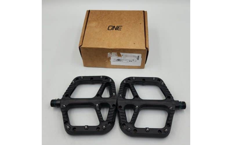 Black OneUp Components Composite Pedals with box