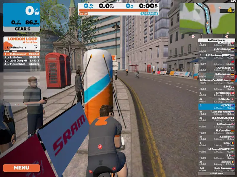 Zwift Game Loaded