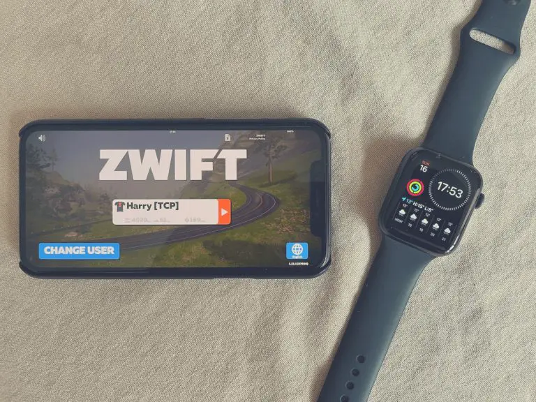 iPhone Zwift and Apple Watch
