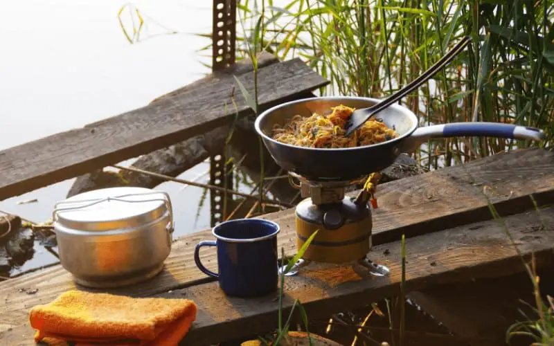 One pan meal of pasta