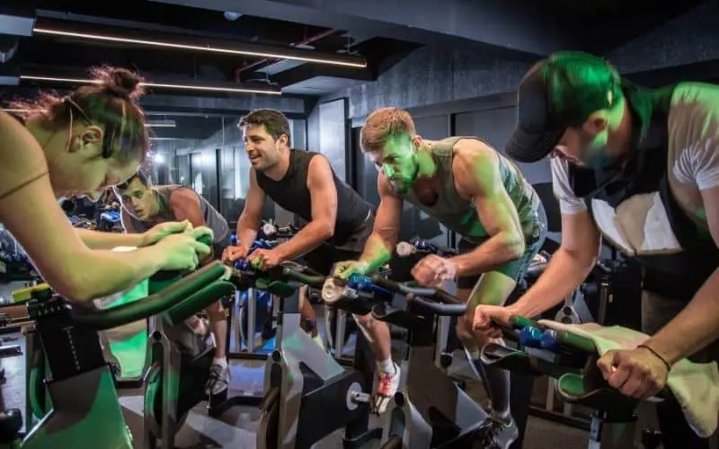 Spinning Class With 4 Guys