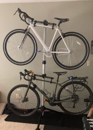 Two bike Stand stacked on top of each other