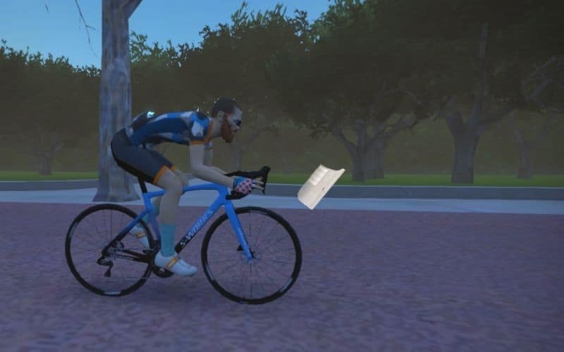 Zwift Rider in London