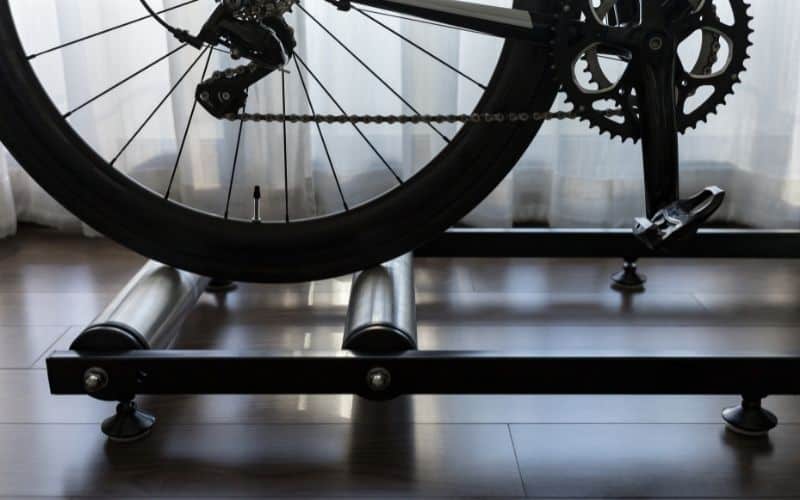 Indoor trainer bike wheel