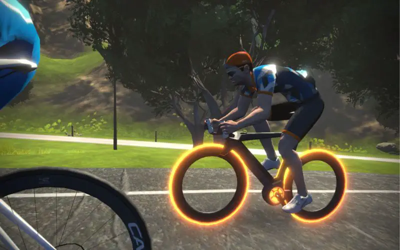 Orange Tron bike