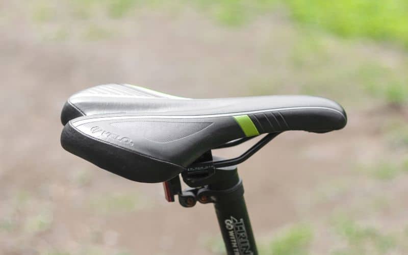 Black bike seat