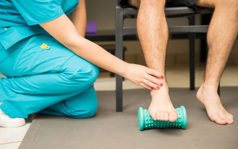 Rolling out plantar fasciitis