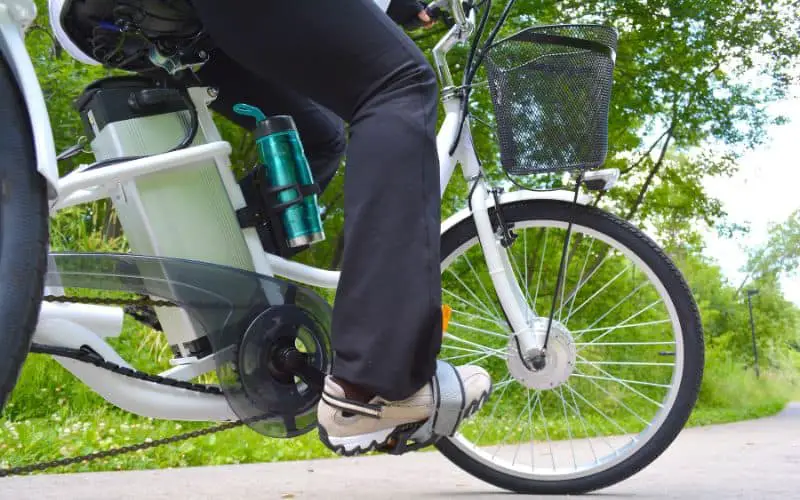 Woman riding eBike