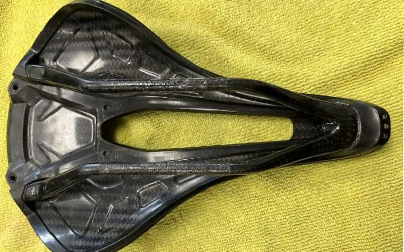 Bottom of carbon fiber bike seat