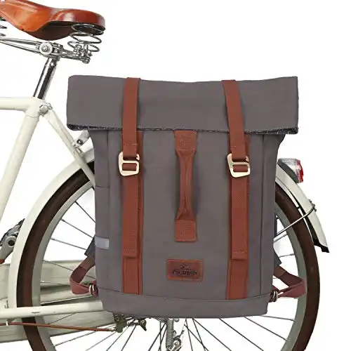 TOURBON Canvas Convertible Backpack