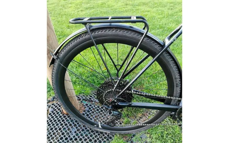 Back wheel of a hybrid bike