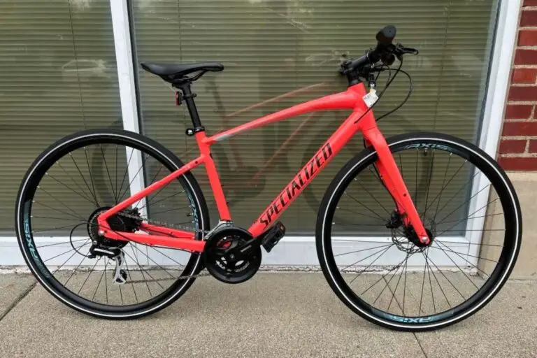 Red Specialized Sirrus X 2.0 Hybrid Bike